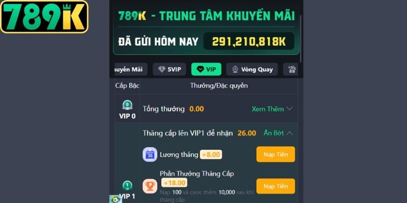 Mẹo nhận khuyến mãi 789K