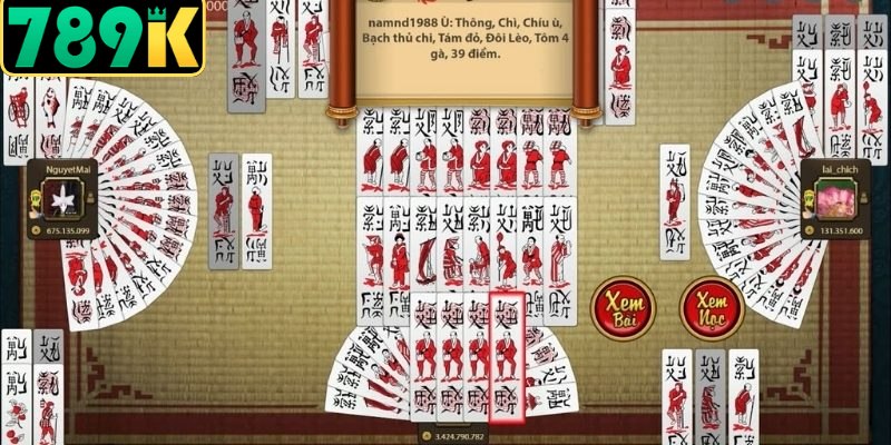 Quy định ăn quân và bốc nọc trực tiếp trên bàn cược